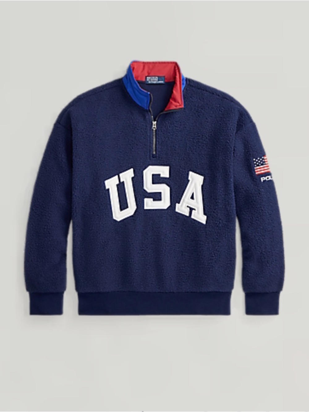 Polo Ralph Lauren Relaxed Fit Flag Fleece Pullover
